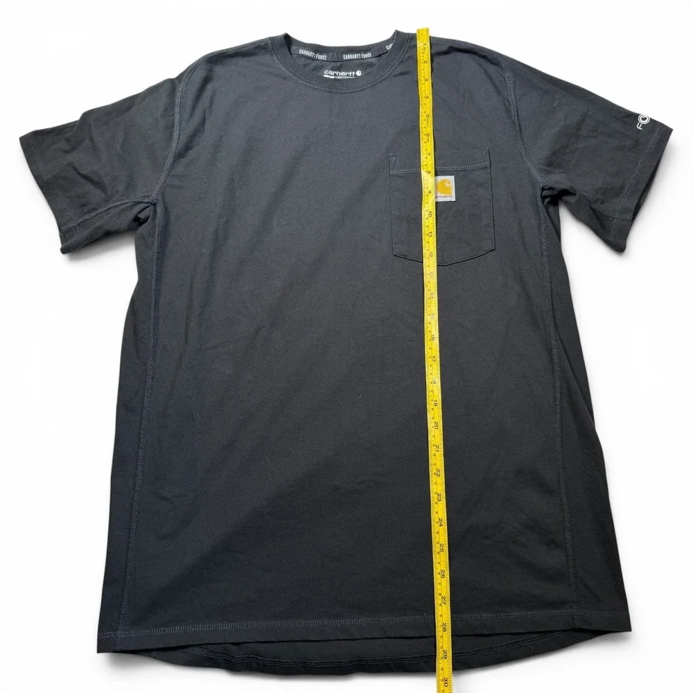 Carhartt Force Shirt Men's Medium Black Relaxed Fit Lightweight